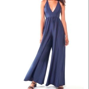 Urban Outfitters Stretchy Satin Jumpsuit